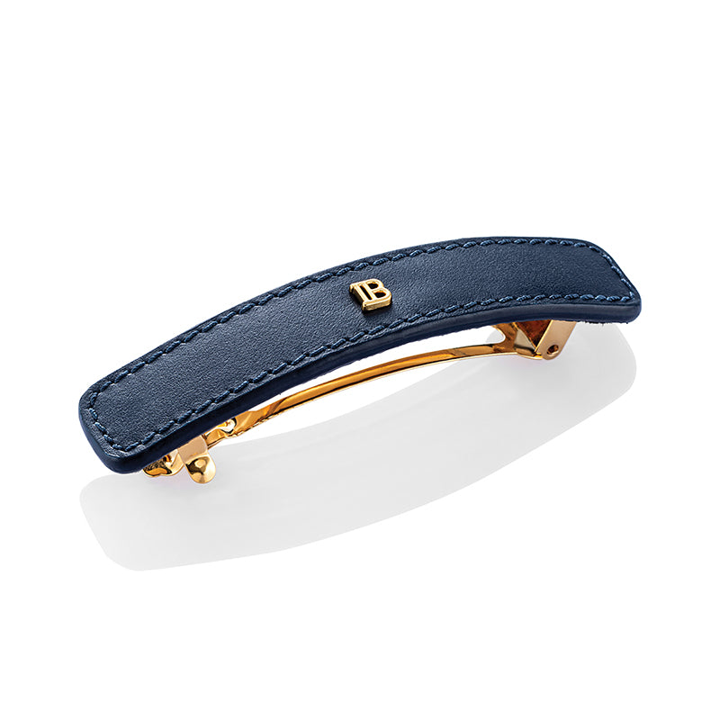 Muse de la Fête • Édition Limitée Barrette Leather Cosmic Sapphire