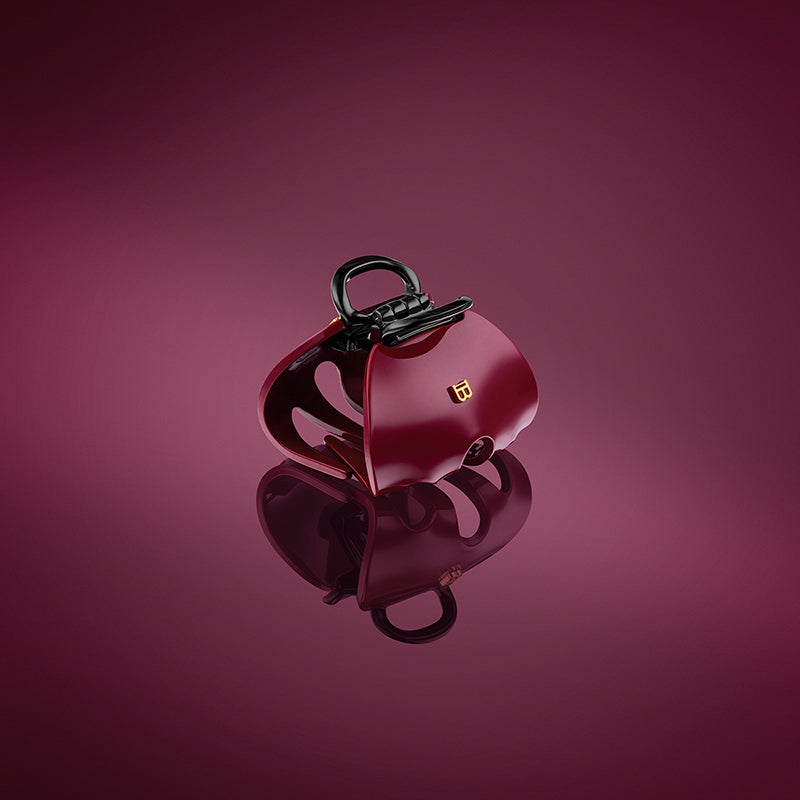 Pince à Cheveux Imperiale Velvet Burgundy