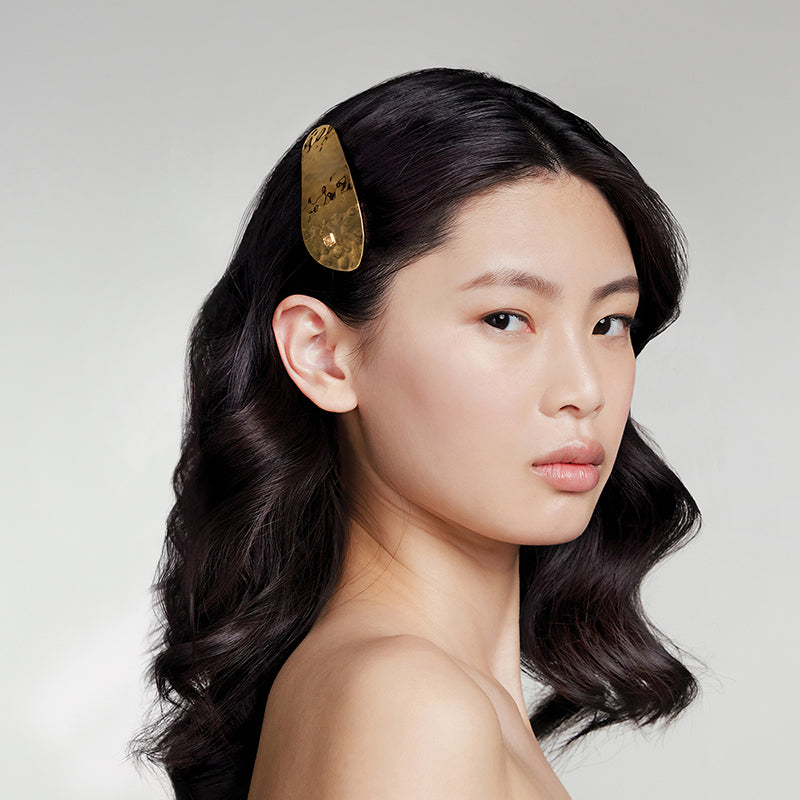 Barrette Feuille d’Or • Édition Limitée Muse du Printemps