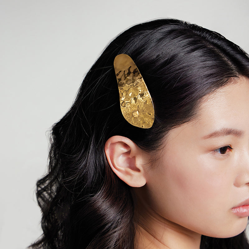 Barrette Feuille d’Or • Édition Limitée Muse du Printemps