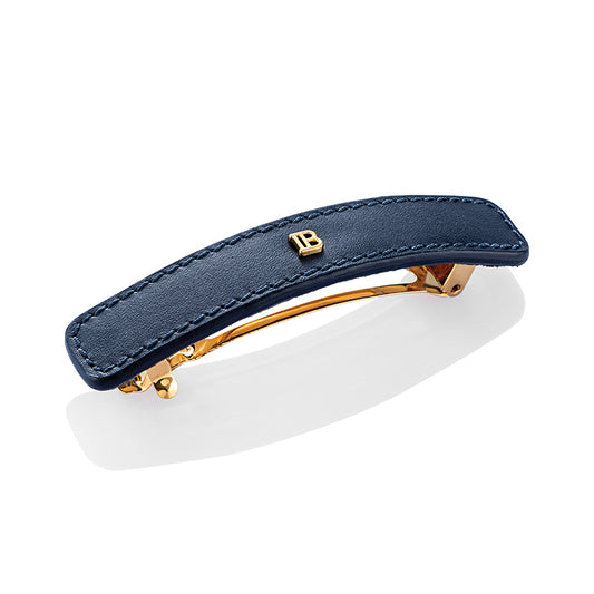 Muse de la Fête • Édition Limitée Barrette Leather Cosmic Sapphire